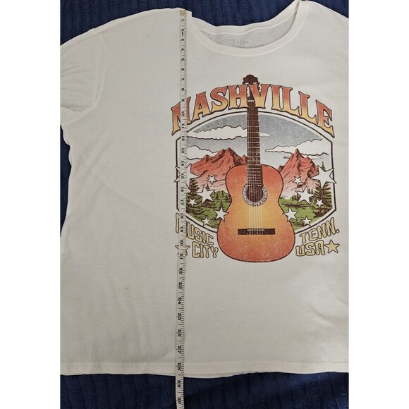 Time and Tru Graphic Tee Shirt 3XL Oversized Nashville Boho Country Music - Picture 9 of 11